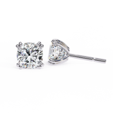 Round cut 8 Prongs Moissanite Studs in 9k Gold/925 Silver for HIM |WOKE
