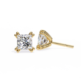 WOKE ™ 1.10 CARAT VVS-F Moissanite studs in 14/18k Gold (Copy)