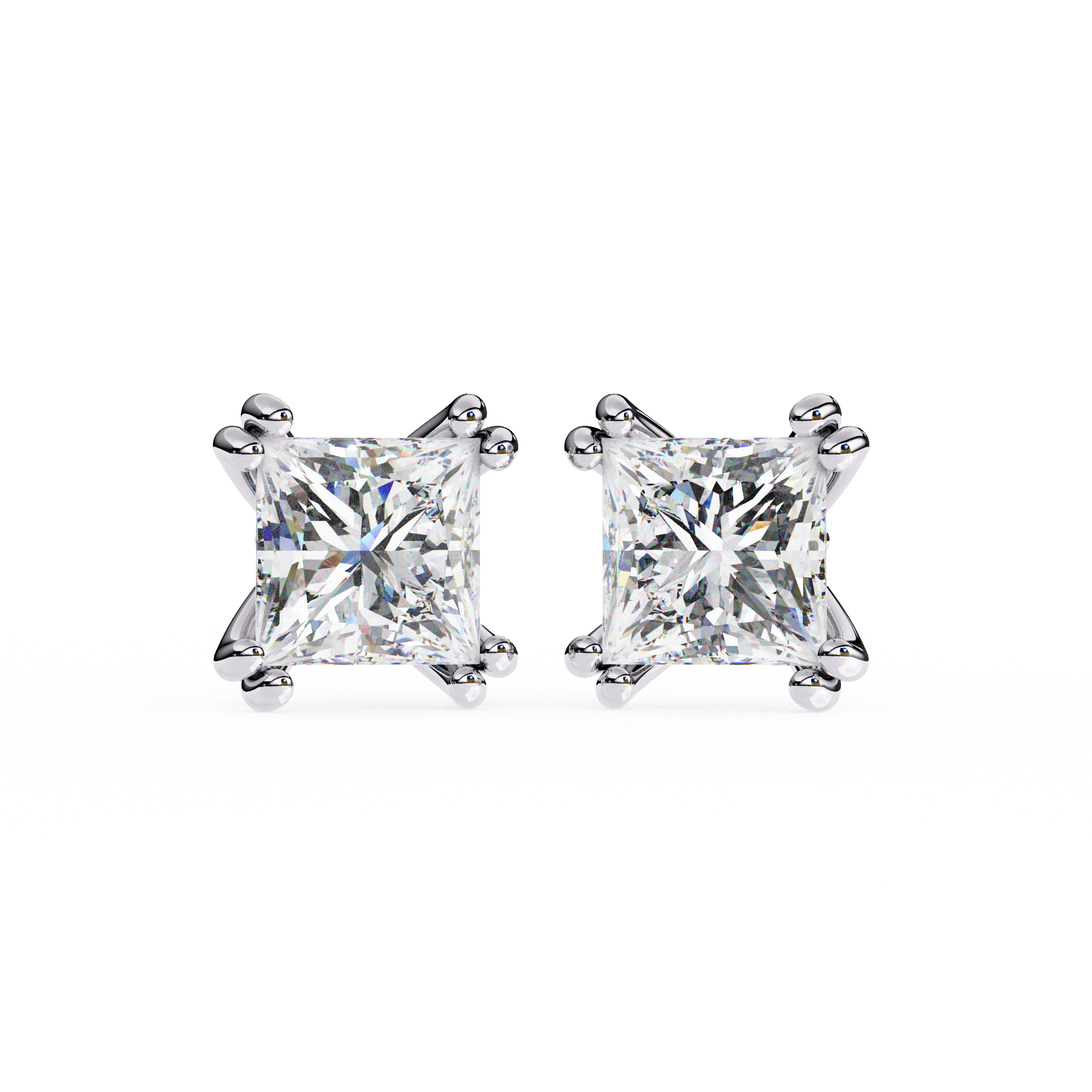 WOKE ™ 1.10 CARAT VVS-F Lab Grown Diamond studs in 14/18k Gold