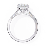 WOKE ™ 3.30 CARAT VVS-EF Oval Lab Grown Diamond ring in 9K/14K/18k Gold