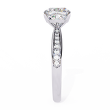 WOKE ™ 1.35 CARAT VVS-EF Cushion Lab Grown Diamond ring in 9K/14K/18k Gold