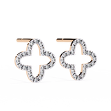 WOKE ™ Cloud VVS-F Lab Grown Diamond Studs in 14/18k Gold