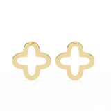 WOKE ™ Cloud VVS-F Lab Grown Diamond Studs in 14/18k Gold