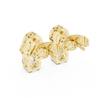 0.718 CT Lab Grown Round Diamond Studs in 9K/14K Gold |WOKE