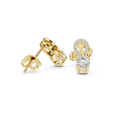 0.718 CT Lab Grown Round Diamond Studs in 9K/14K Gold |WOKE