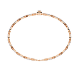 Moissanite and silver Cross over Bracelet