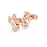 0.57 CT Round Lab Grown Diamond Studs in 9K Gold/14K Gold