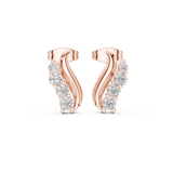 0.57 CT Round Lab Grown Diamond Studs in 9K Gold/14K Gold