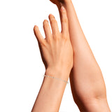 Moissanite Gap set 12 pointer Tennis Bracelet