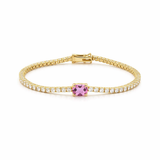 WOKE EXCL™ Lab grown Sapphire, moissanite Bracelet| WOKE