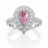 Pink coktail ring