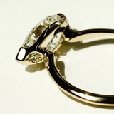 2 CT East West  Marquise Cut  set Mossonite Ring | WOKE (Copy)