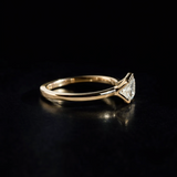3 CT East West Radiant cut Mossonite Ring  | WOKE