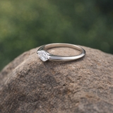 East West 0.5 CT Marquise cut moissanite ring | WOKE