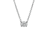 East west 1.00 CT Oval cut  moissanite pendant | WOKE