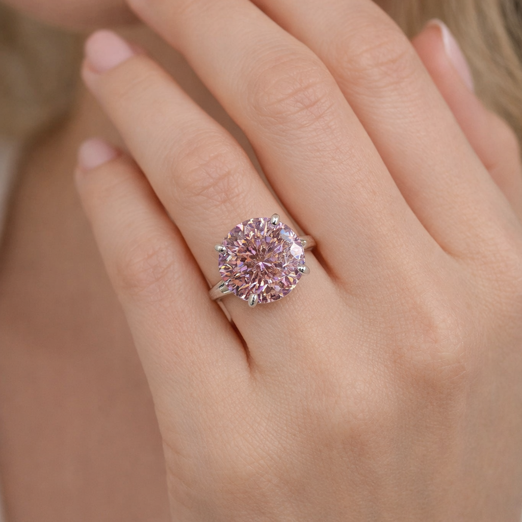 2 carat Pink Portugese Ring | WOKE
