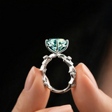 Antique 3.50 CT Blue-green portugese ring | WOKE