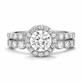 Round Lab Grown Diamond Ring in 9K/14K Gold |WOKE
