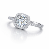 Round cut Lab Grown Diamond in 9K/14K Gold | WOKE