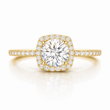 Round cut Lab Grown Diamond in 9K/14K Gold | WOKE