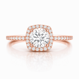 Round cut Lab Grown Diamond in 9K/14K Gold | WOKE