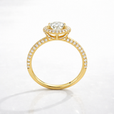 Round cut Lab Grown Diamond in 9K/14K Gold | WOKE