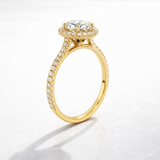 Round cut Lab Grown Diamond in 9K/14K Gold | WOKE