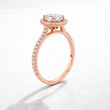 Round cut Lab Grown Diamond in 9K/14K Gold | WOKE