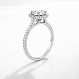 Round cut Lab Grown Diamond in 9K/14K Gold | WOKE