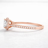 Round cut Lab Grown Diamond in 9K/14K Gold | WOKE