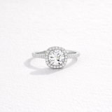 Round cut Lab Grown Diamond Ring in 9K/14K Gold | WOKE