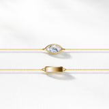 Marquise Cut Lab Grown Diamond Bracelet in 9K/14K Gold|WOKE