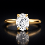 Oval Lab Grown Diamond Ring | WOKE