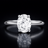 Oval Lab Grown Diamond Ring | WOKE