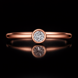 Round Lab Grown Diamond Ring | WOKE