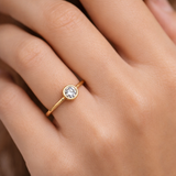 Round Lab Grown Diamond Ring | WOKE
