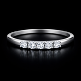 Round Lab Grown Diamond Ring in 9K/14K Gold | WOKE
