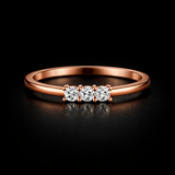 Round Lab Grown Diamond Ring in 9K/14K Gold | WOKE