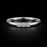 Round Lab Grown Diamond Ring in 9K/14K Gold | WOKE