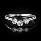Round Lab Grown Diamond Ring in 9K/14K Gold | WOKE