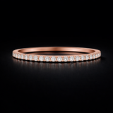 Round Lab Grown Diamond ring in 9K/14K Gold | WOKE