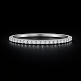 Round Lab Grown Diamond ring in 9K/14K Gold | WOKE