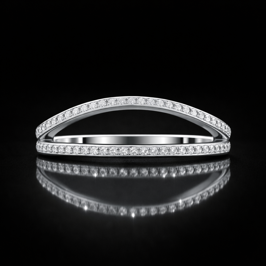 Round Lab Grown Diamond Ring in 9K/14K Gold |WOKE