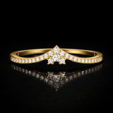Round Lab Grown Diamond Ring in 9K/14K Gold|WOKE