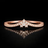 Round Lab Grown Diamond Ring in 9K/14K Gold|WOKE