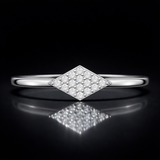 Round Cut Lab Grown Diamond Ring in 9K/14K Gold |WOKE