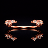 Round cut Lab Grown Diamond Ring in 9K/14K Ring |WOKE