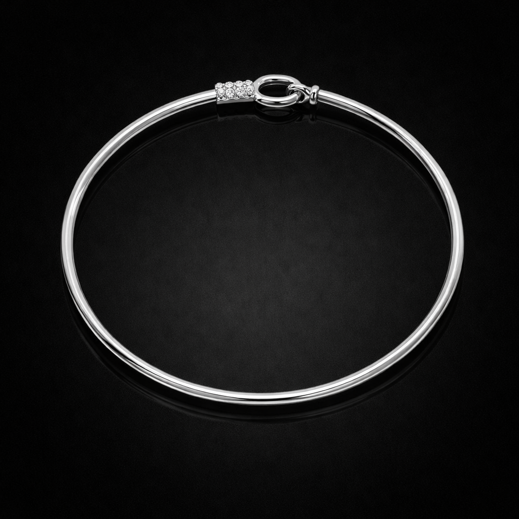 Round Lab Grown Diamond Bracelet in 9K/14K Gold |WOKE