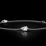 Pear cut Lab Grown Diamond Bracelet in 9K/14K Gold |WOKE