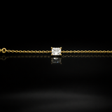 Radiant Cut Lab Grown Diamond Bracelet in 9K/14K Gold |WOKE
